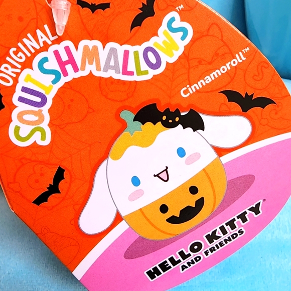 🎃 CINNAMOROLL 🐶 Pumpkin Sanrio Hello Kitty X Squishmallow Halloween 2023 - Picture 3 of 9